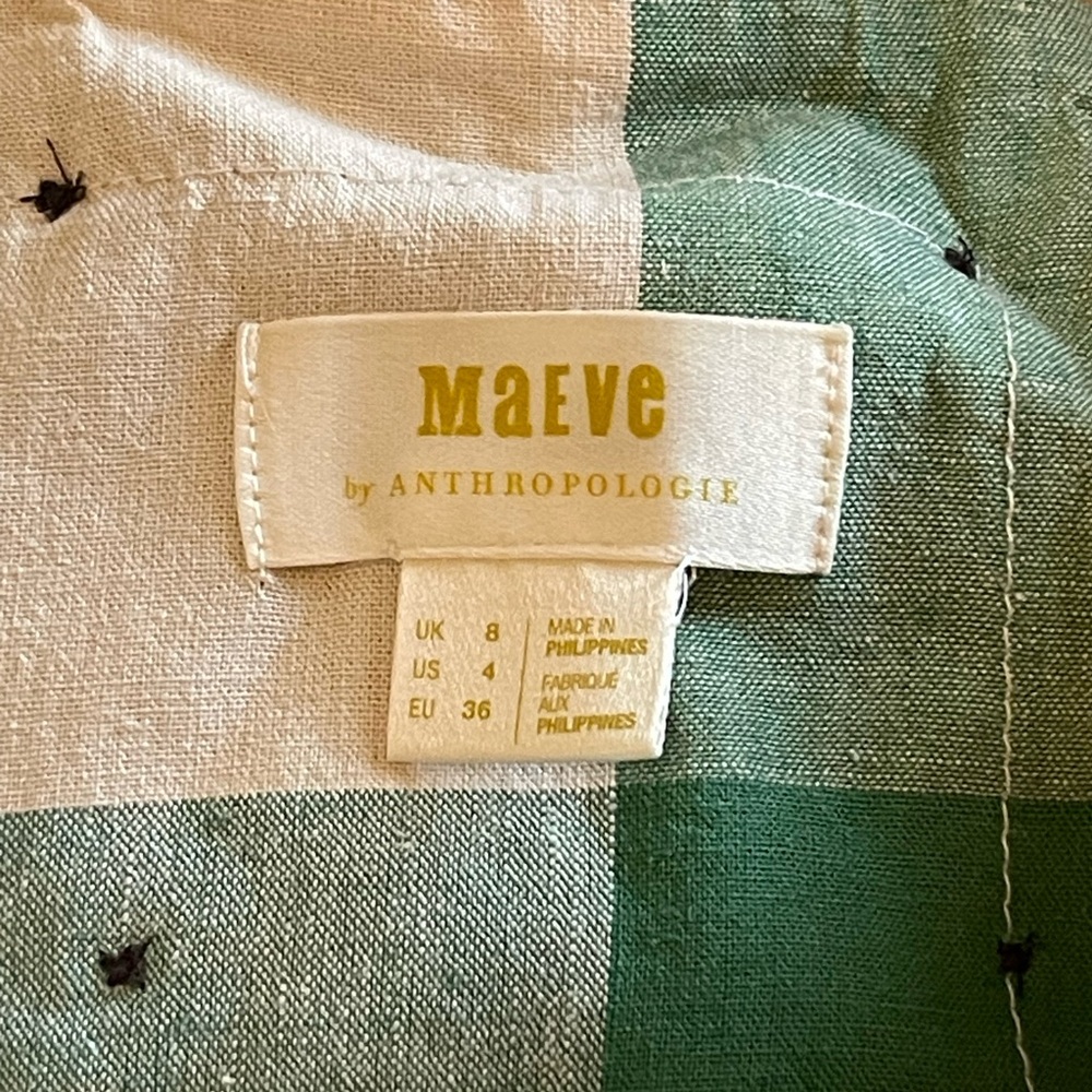 Anthropologie “Maeve” Greta Gingham dress. - Picture 6 of 6